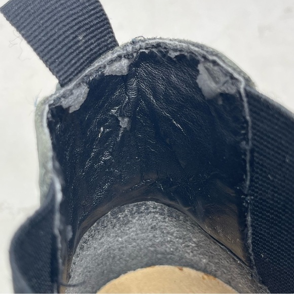 ASOS Boots Mens 6 Chelsea Navy Nubuck Leather Elastic Sides Heel Grip Tread Tab - Picture 14 of 14